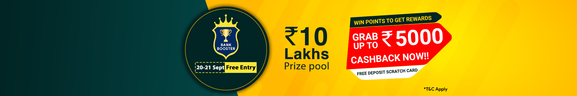 Bank Booster Winner Bonus Contest