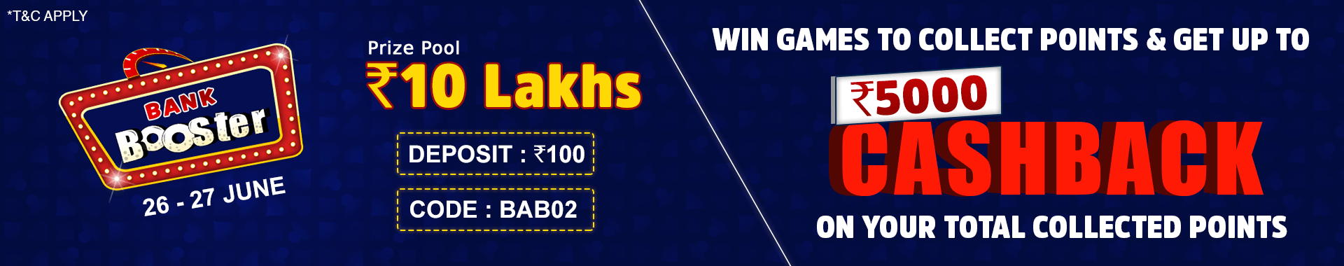 Bank Booster Winner Bonus Contest