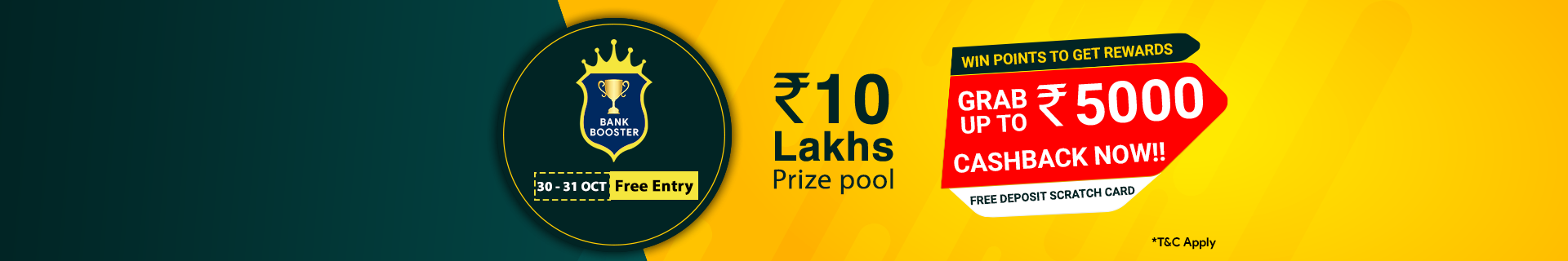 Bank Booster Winner Bonus Contest