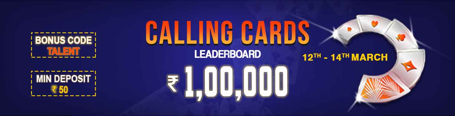 Calling Cards Leaderboard Contest