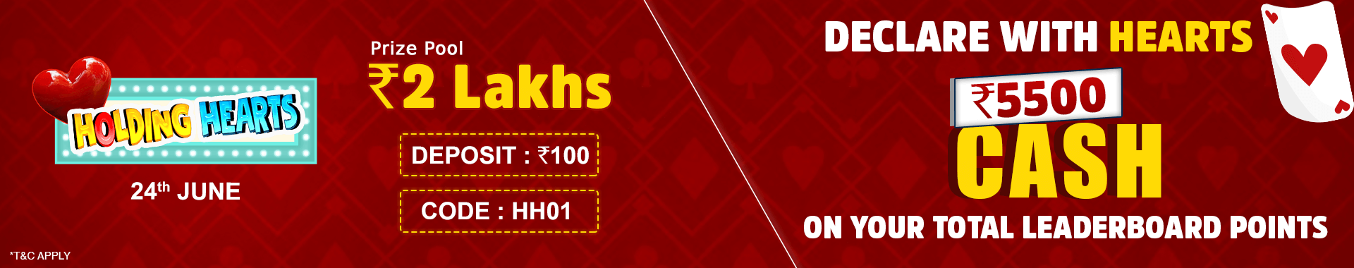 Holding Hearts Leaderboard Contest