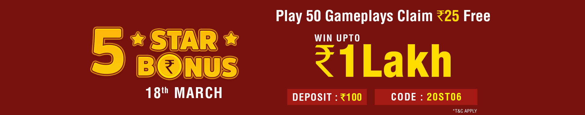 Five Star Winner Contest
