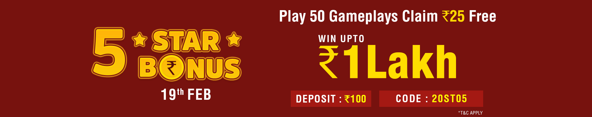 Five Star Winner Contest