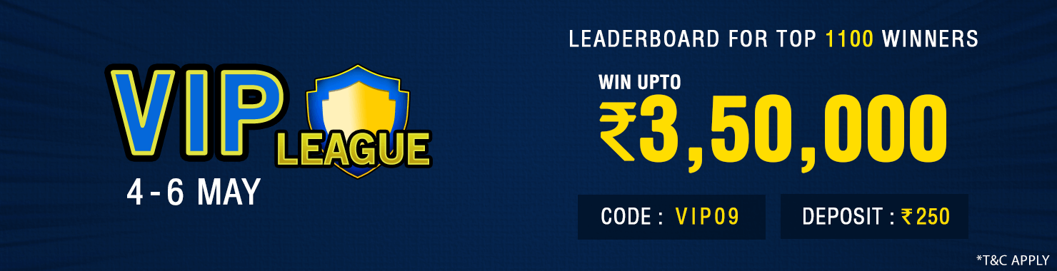 VIP League Leaderboard Contest