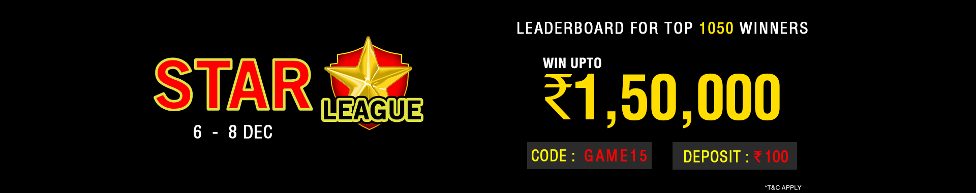 Star League Leaderboard Contest