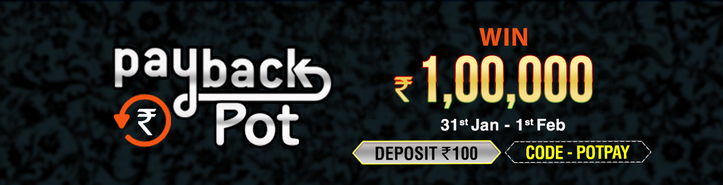 Pay Back Pot Deposit Cash Back