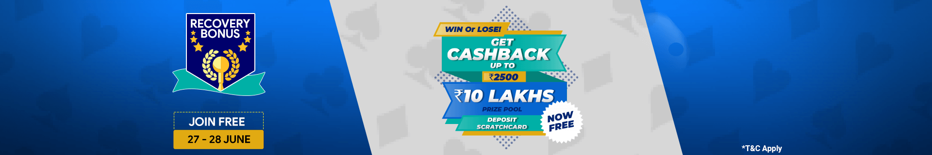 Recovery Bonus Winner Cash Back Contest