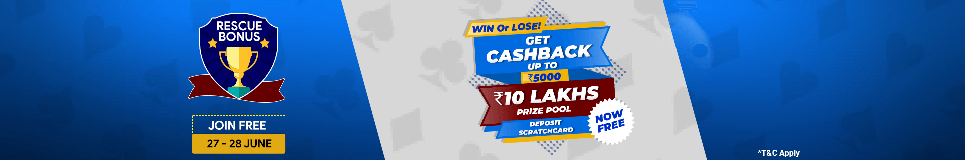 Rescue Bonus Deposit Cashback Contest