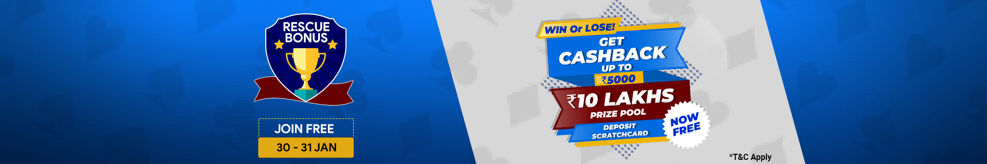 Rescue Bonus Deposit Cashback Contest