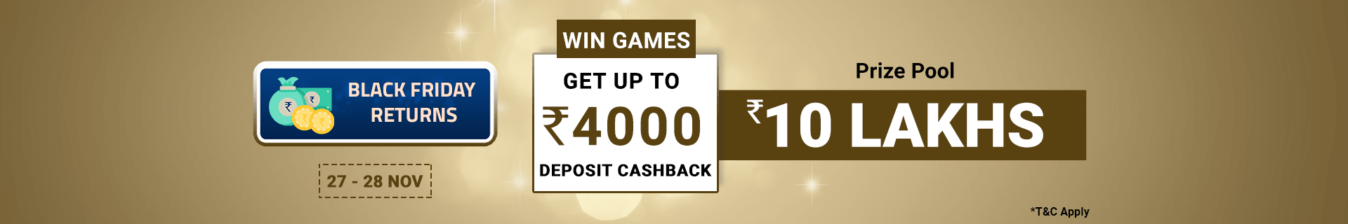 Robust Rewards Deposit And GamePlay Cashback Contest