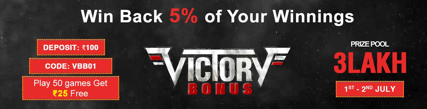 Victory Bonus Winner Cash Back Contest