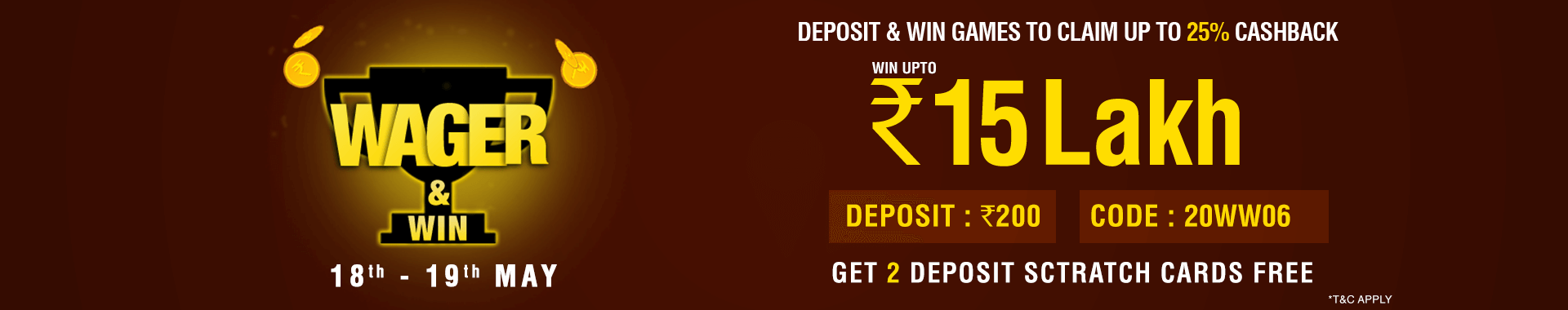 Wager and Win Contest