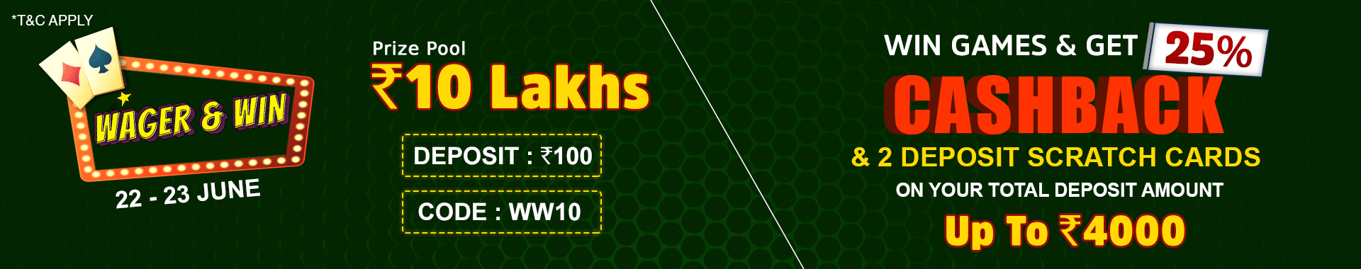 Wager and Win Contest