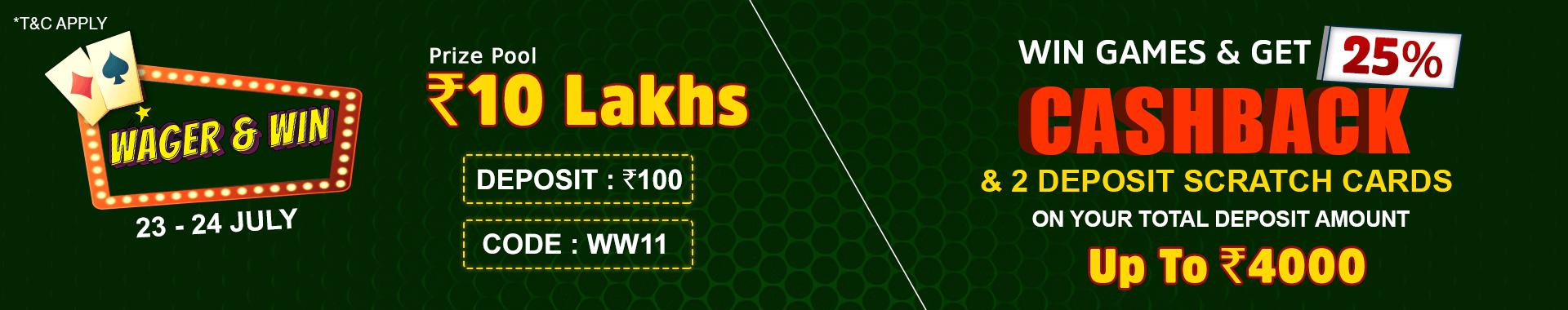 Wager and Win Contest
