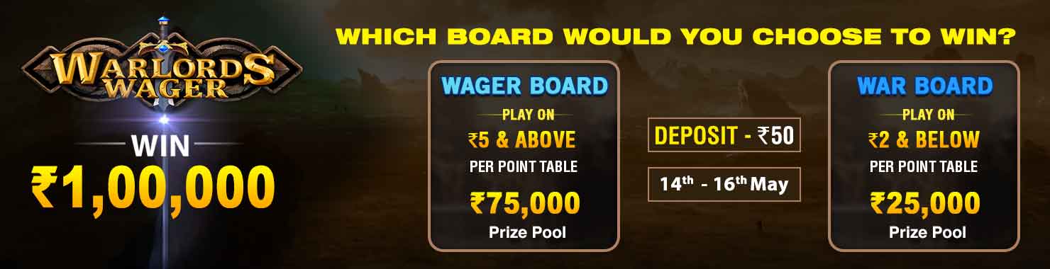 Warlords Wager Leaderboard Contest